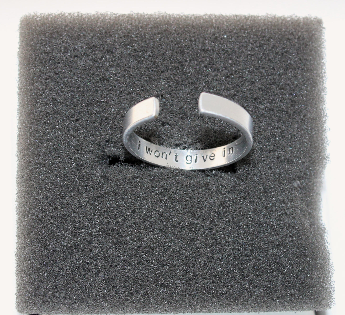 Clean (Hidden Message) Ring