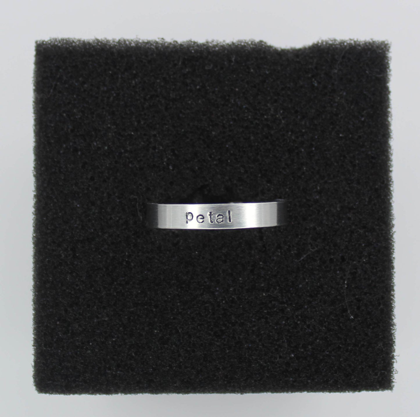 Petal Hand-Stamped Ring