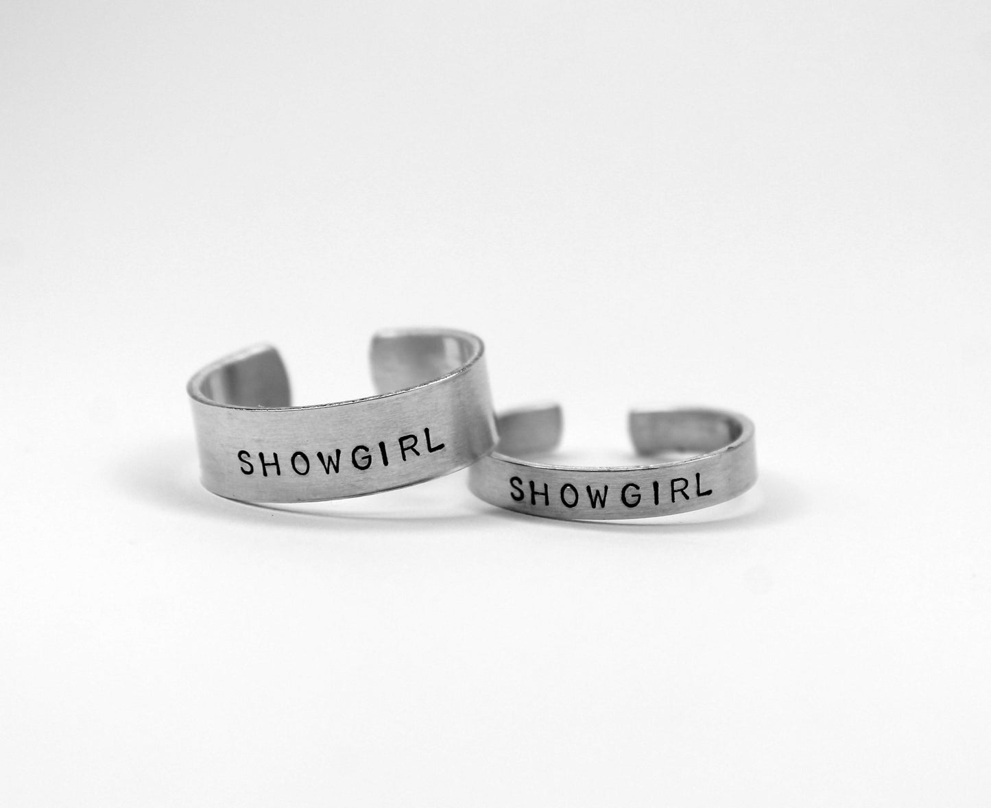 Showgirl Hand-Stamped Ring