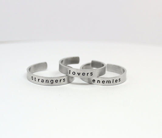 Strangers, Lovers, Enemies Trio Set