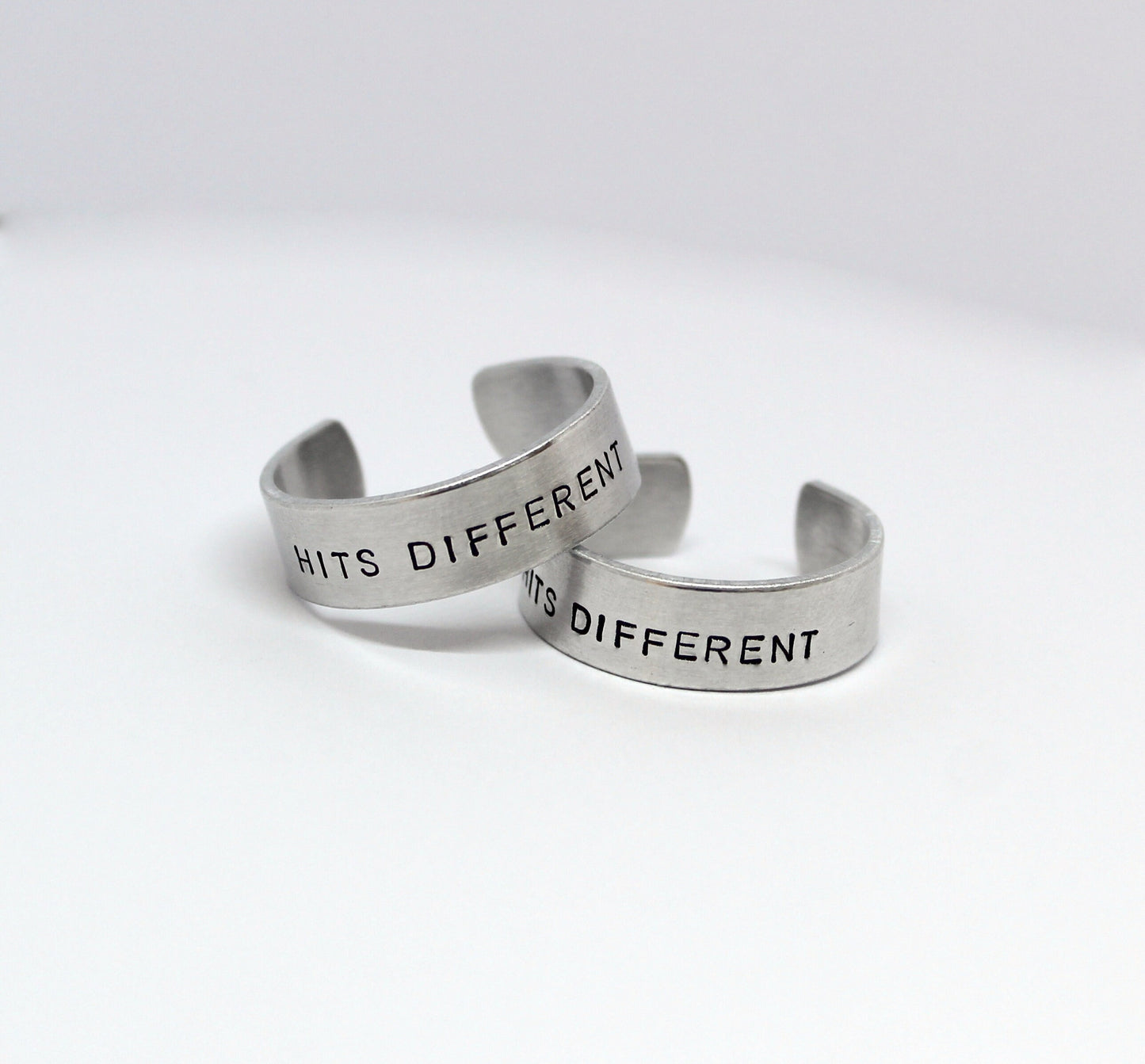 Hits Different (Hidden Message) Ring