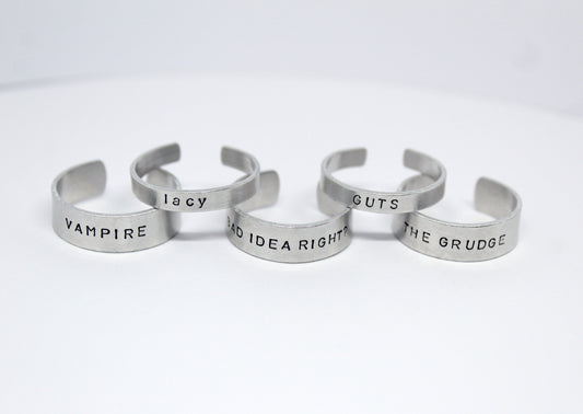 Olivia Rodrigo Inspired Rings