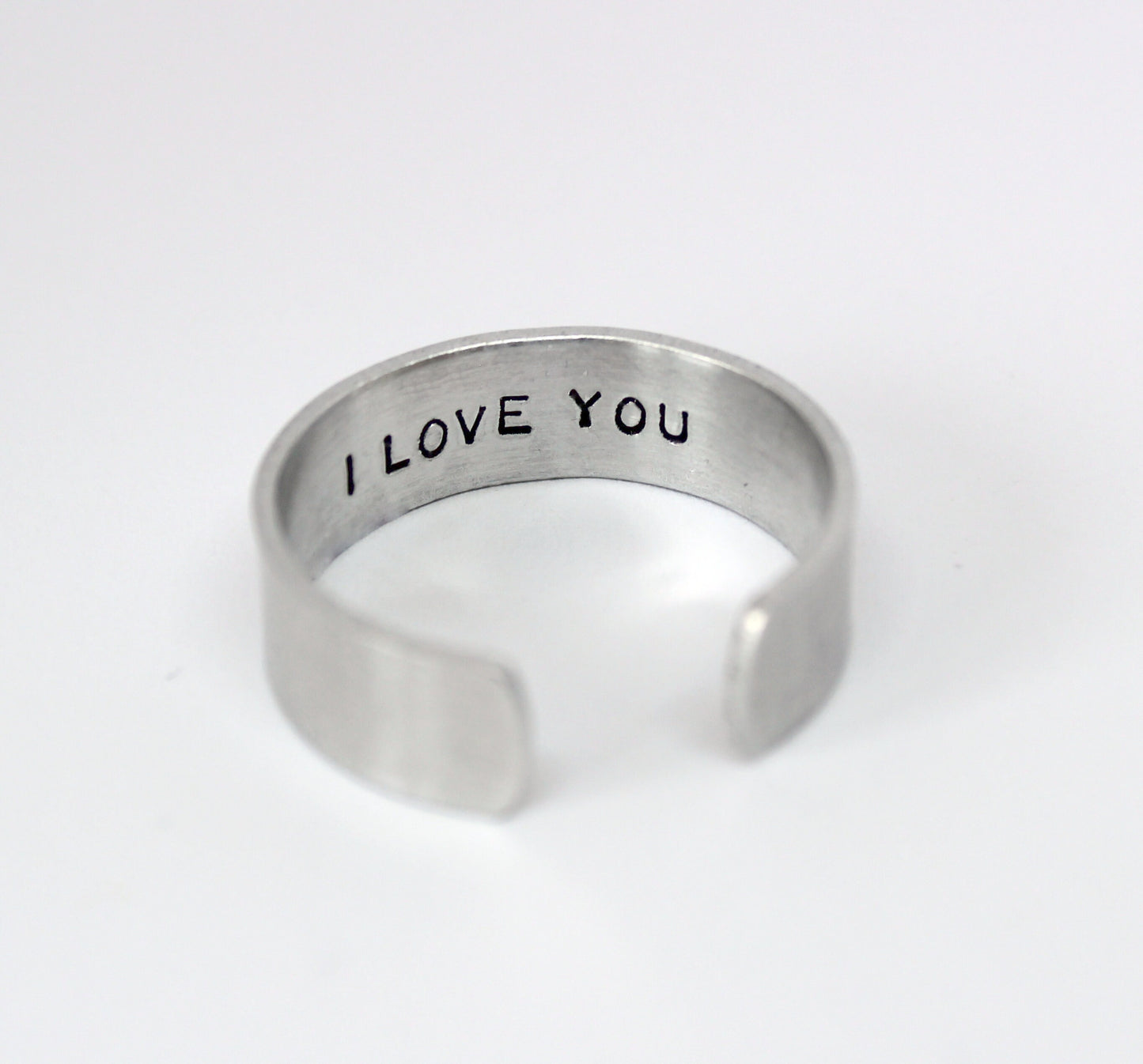 Personalised Initial Ring