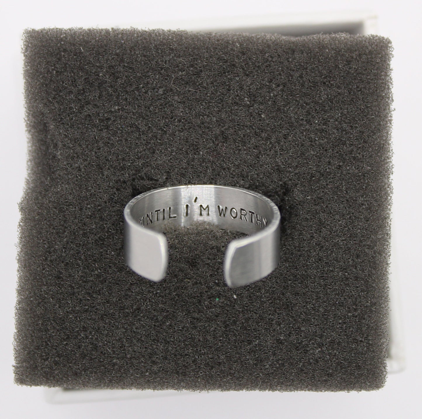 I'll Angel In The Snow (Hidden Message) Ring