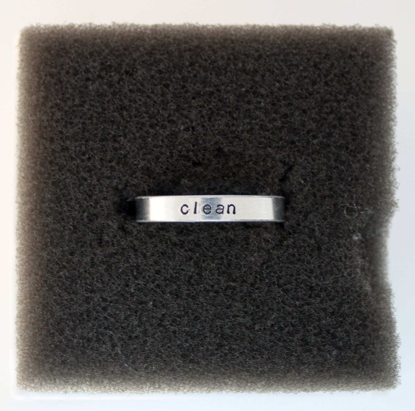 Clean (Hidden Message) Ring