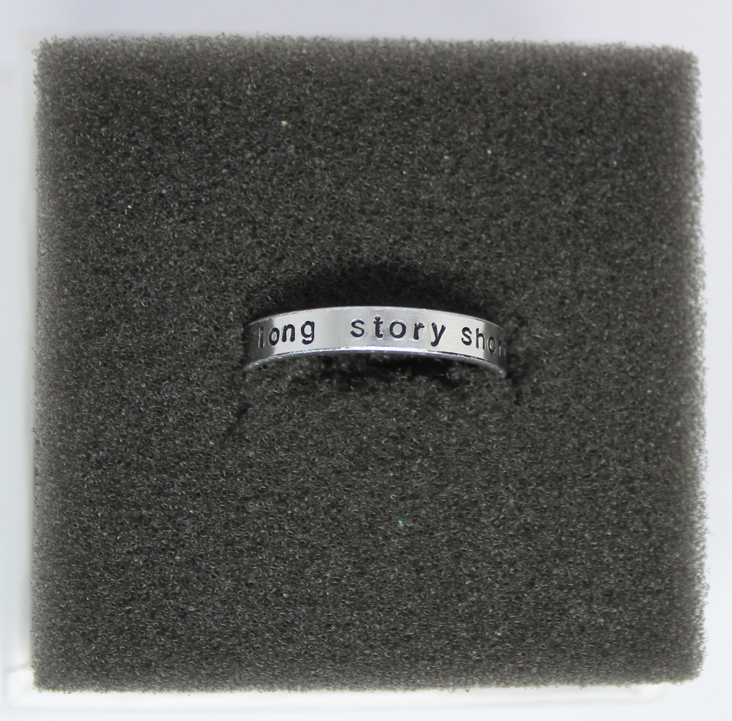 Long Story Short (Hidden Message) Ring