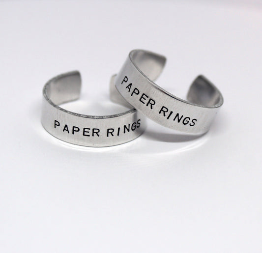 Paper Rings (Hidden Message) Ring