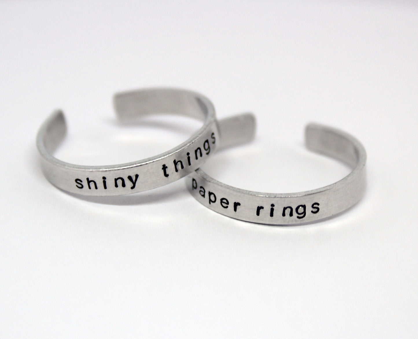 Paper Rings and Shiny Things Duo Set