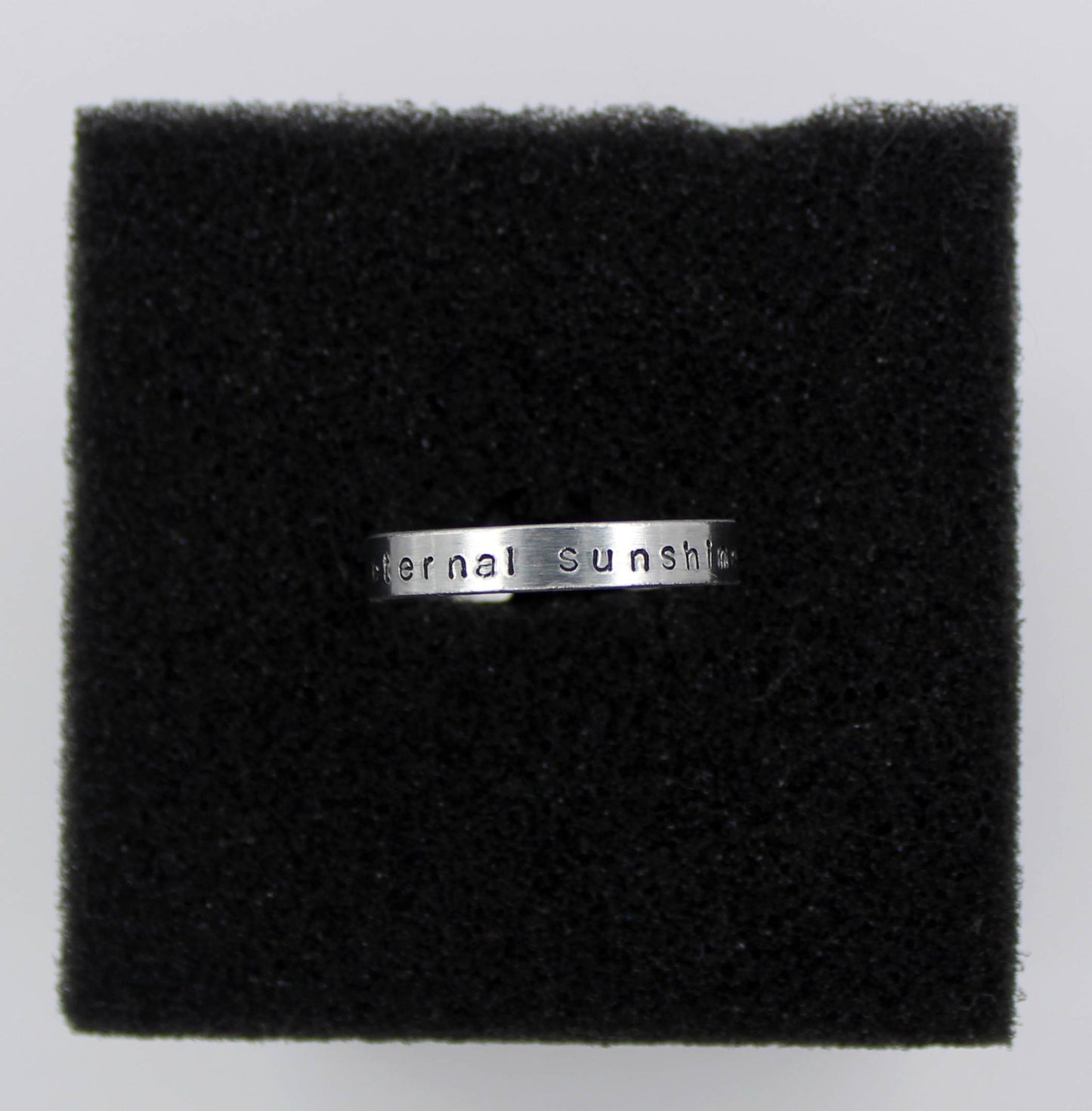Eternal Sunshine Hand-Stamped Ring