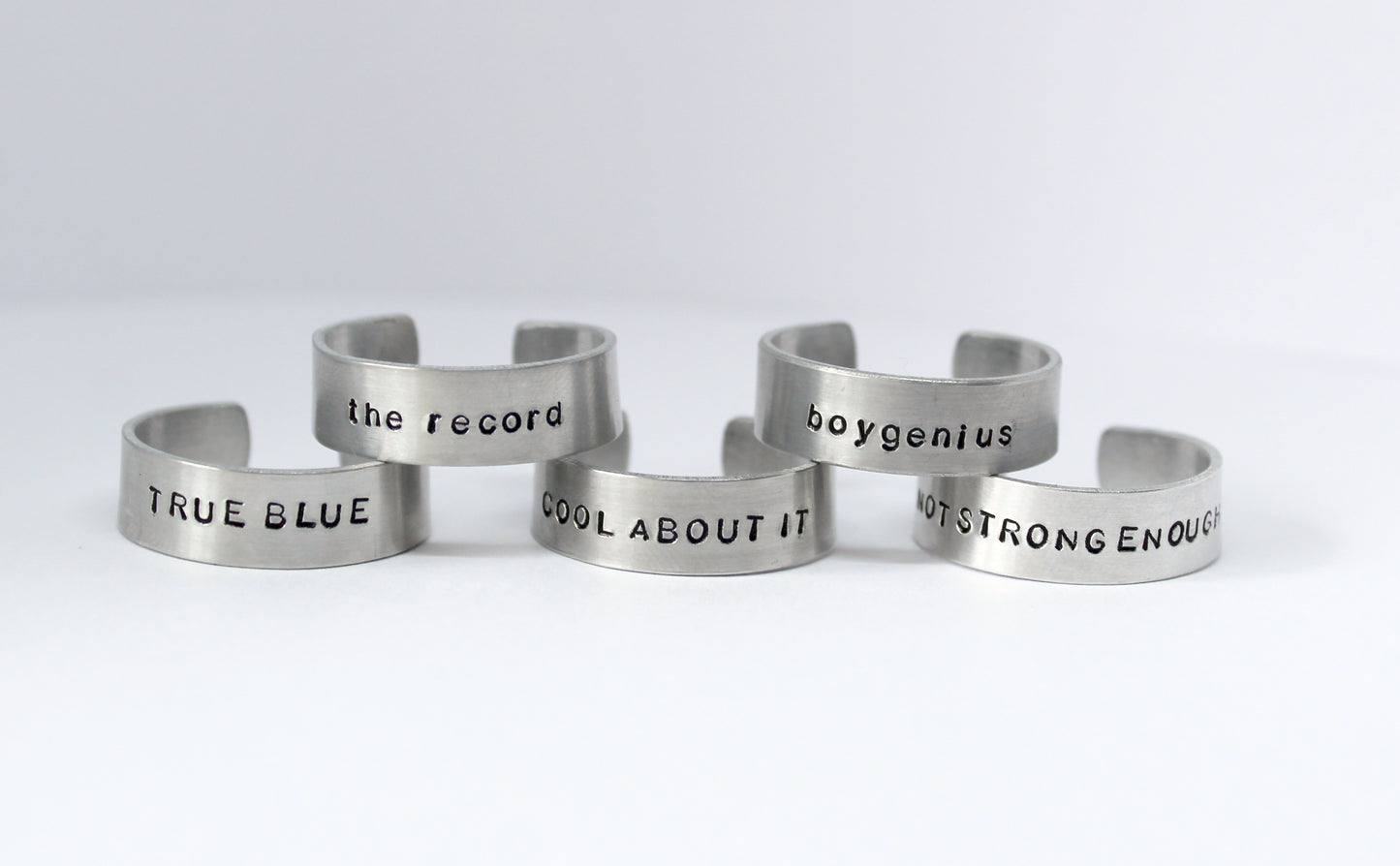 Boygenius Inspired Rings