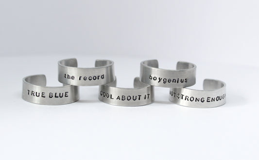 Boygenius Inspired Rings