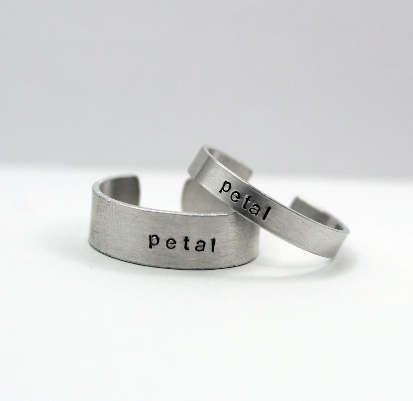 Petal Hand-Stamped Ring