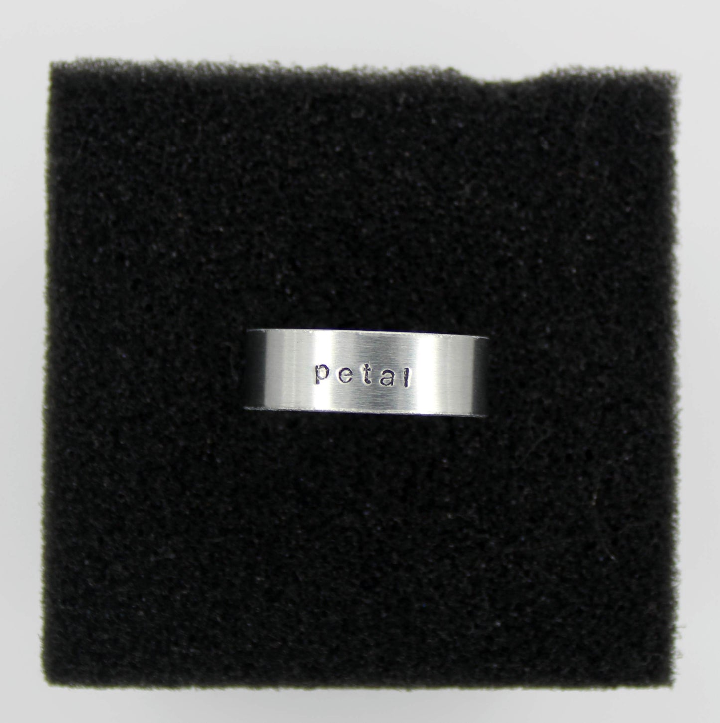 Petal Hand-Stamped Ring