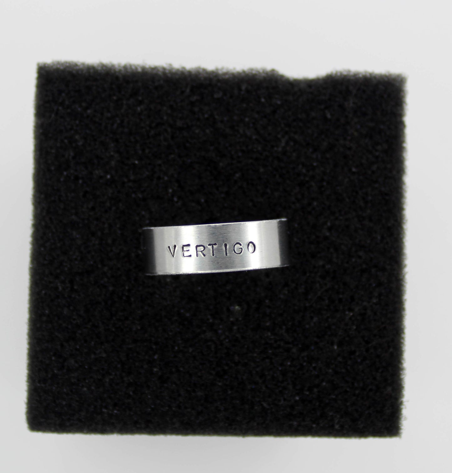 Vertigo Hand-Stamped Ring