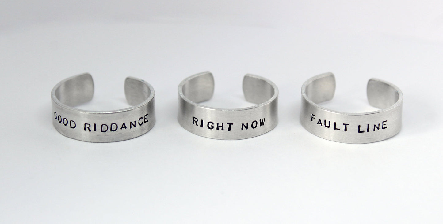 Gracie Abrams Inspired Rings