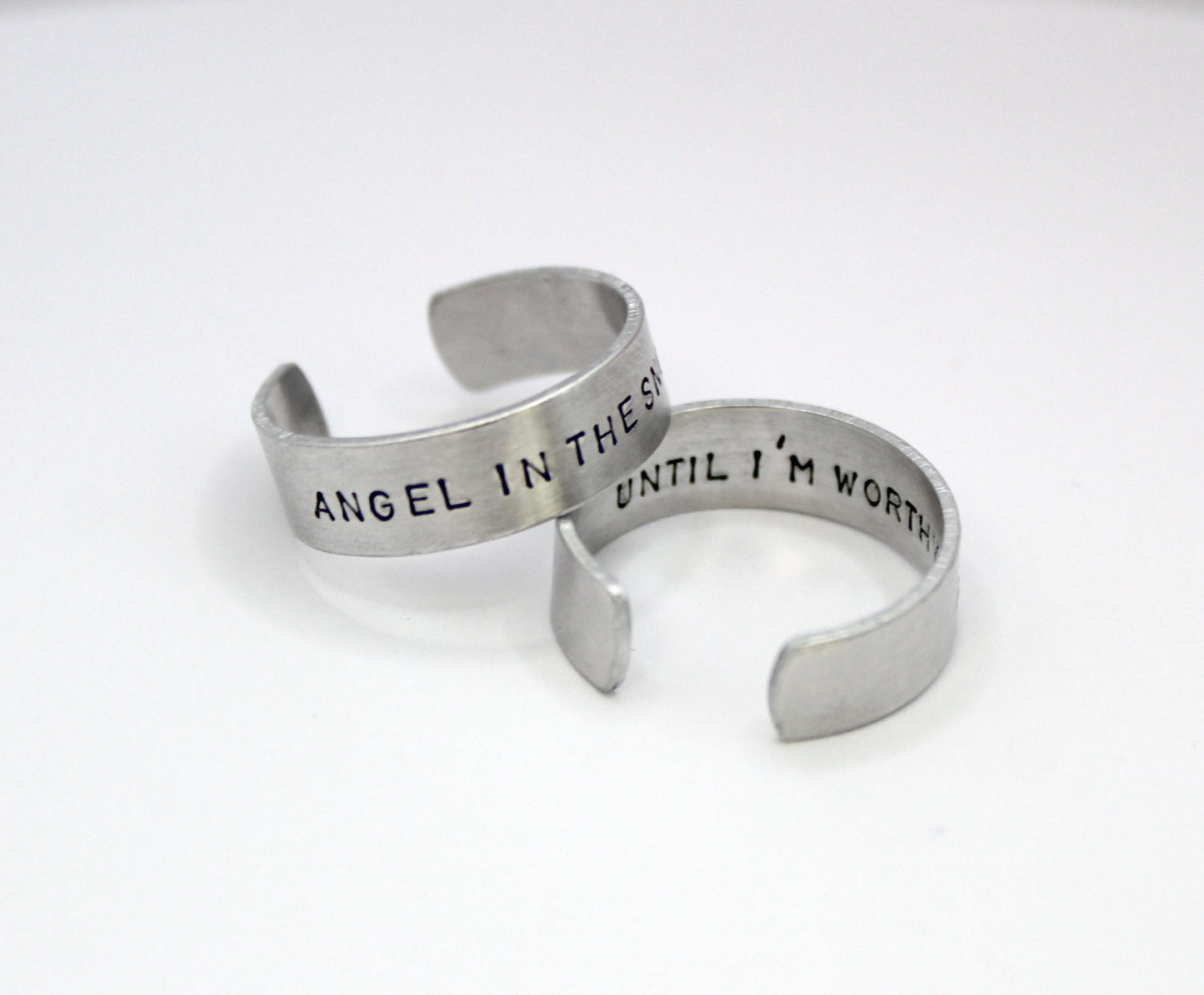 I'll Angel In The Snow (Hidden Message) Ring