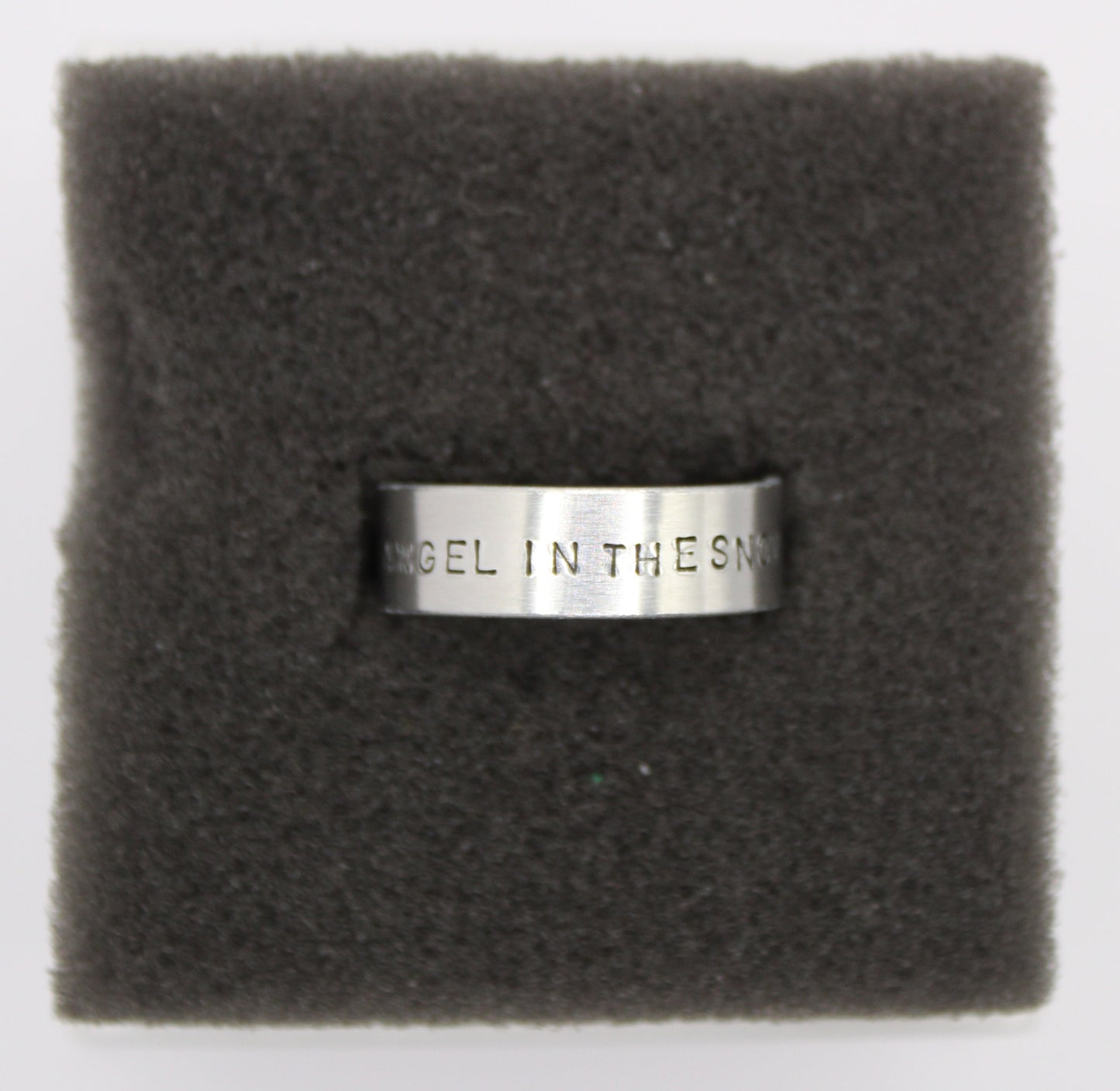 I'll Angel In The Snow (Hidden Message) Ring
