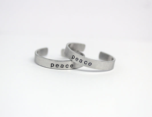 Peace (Hidden Message) Ring
